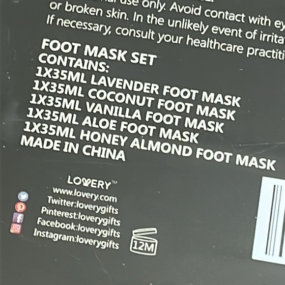 Brand New Hand & Foot Masks Jojoba Oil Moisturizing Hydrating Spa Shea Butter - Picture 13 of 16